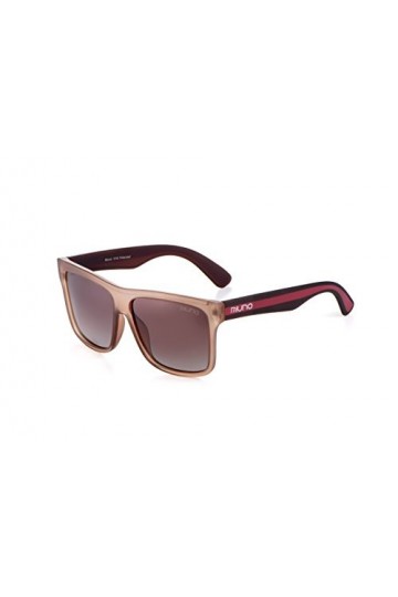 Miuno® 1018 Lunettes de soleil polarisées unisexe pour homme et femme - Marron - taille unique