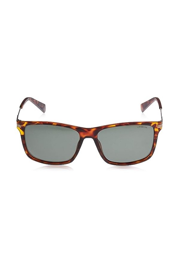 Polaroid PLD 2063/S Montures de Lunettes, Marron Matt HVNA , 58 Femme