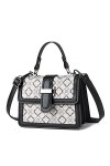 FANDARE Mode Sac à Main Femme Damier Sac à Bandouliere PU Cuir Sacs Portés Épaule Sac Fourre Sacoche Étanche Sac Messager pou