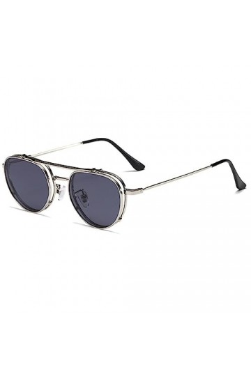 MUTYNE Vintage Steampunk lunettes de soleil femmes rétro ovale métal lunettes de soleil pour hommes Punk nuances lunettes mâl