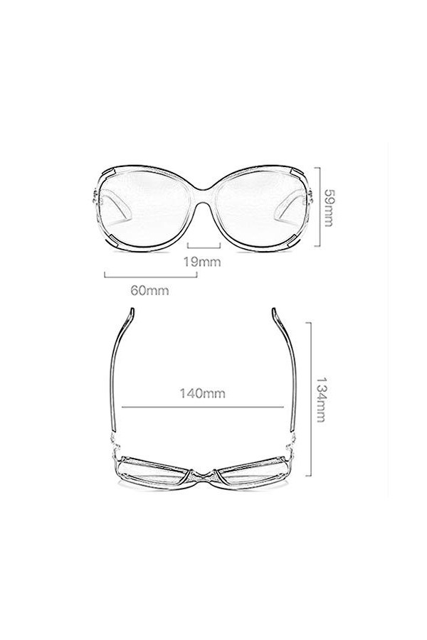 TYJA Lunettes De Soleil pour Femmes, Lunettes De Soleil Polarisées Drivingdedicated HD, Lunettes De Soleil À Protection UV