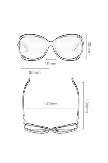 TYJA Lunettes De Soleil pour Femmes, Lunettes De Soleil Polarisées Drivingdedicated HD, Lunettes De Soleil À Protection UV