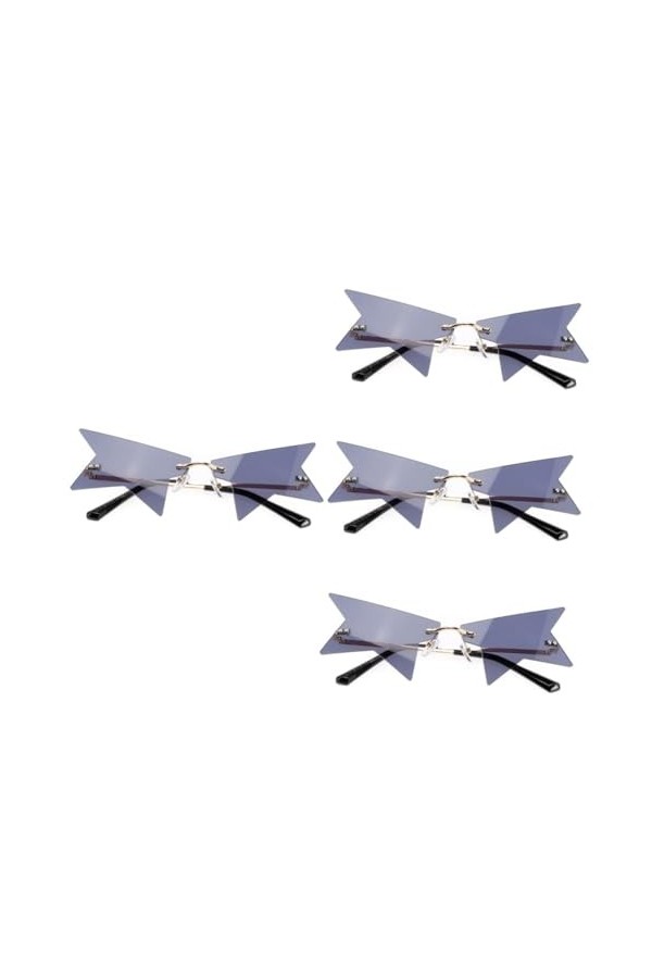 Gadpiparty 4 Pièces Des Lunettes De Soleil Cosplayer Lunettes De Mode Pour Femmes Lunettes à La Mode Lunettes De Soleil Coeur