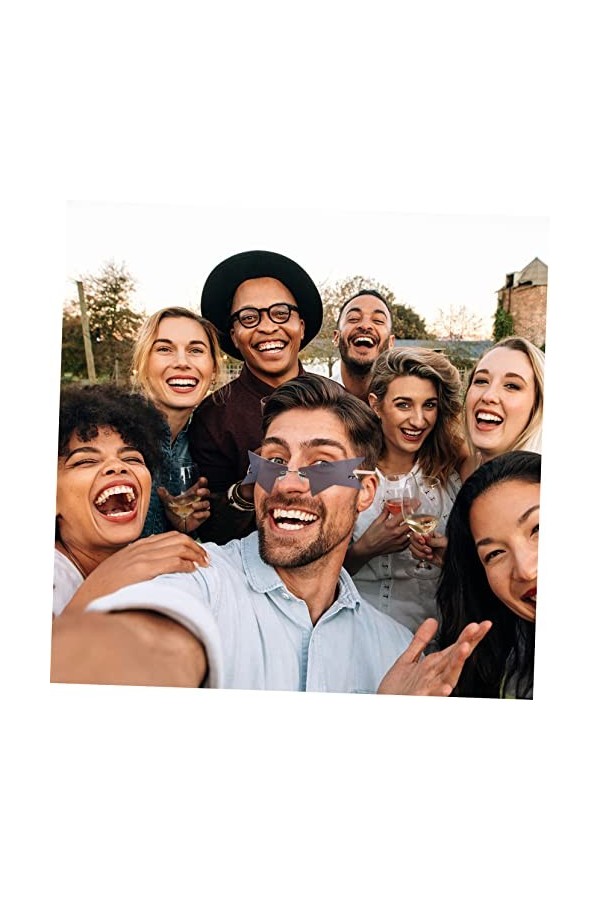 Gadpiparty 4 Pièces Des Lunettes De Soleil Cosplayer Lunettes De Mode Pour Femmes Lunettes à La Mode Lunettes De Soleil Coeur