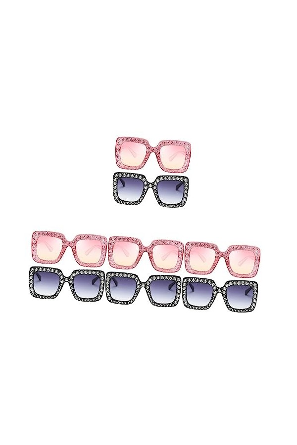 Abaodam 8 Pièces Lunettes De Photographie De Rue De Mode Lunettes De Soleil Yeux De Chat Pour Femme Lunettes De Soleil Oeil D