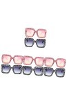 Abaodam 8 Pièces Lunettes De Photographie De Rue De Mode Lunettes De Soleil Yeux De Chat Pour Femme Lunettes De Soleil Oeil D