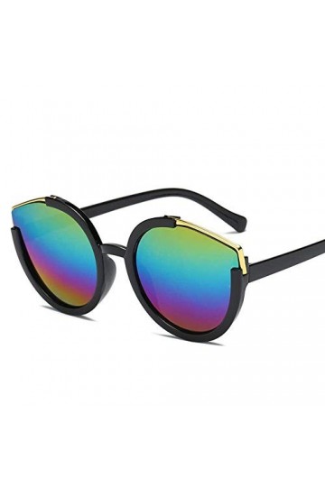 XINGYU Lunettes de Soleil Rondes Vintage Femmes Hommes Cadres féminins lentilles Miroir Lunettes de Soleil pour Femmes rétro 