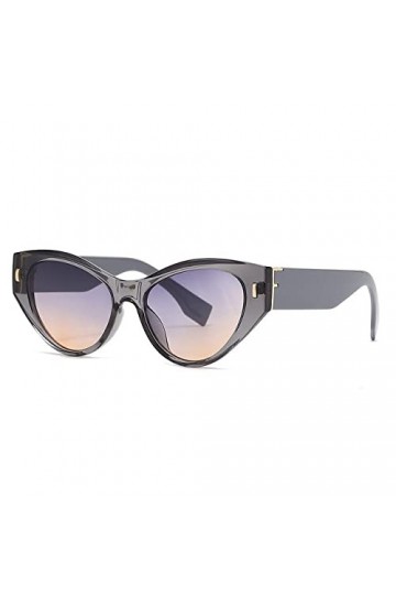 HCHES Lunettes de soleil dégradées style œil de chat pour femmes Lunettes de soleil Ombre féminine, 2817 C3, taille unique