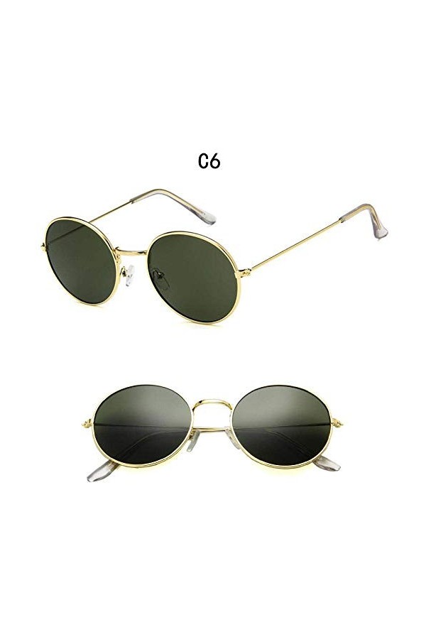 XINGYU Lunettes de Soleil Rondes de Couleur gelée Lunettes de Soleil océan Transparent Lunettes de Soleil rétro pour Hommes e