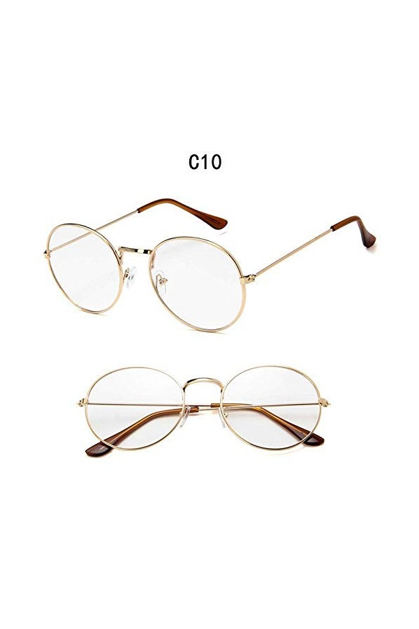 XINGYU Lunettes de Soleil Rondes de Couleur gelée Lunettes de Soleil océan Transparent Lunettes de Soleil rétro pour Hommes e