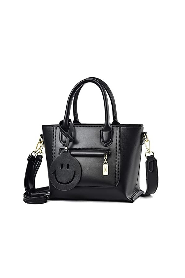 FANDARE Sac à Main Sacs Portés Épaule Étanche Sac à Bandouliere PU Cuir Sac Fourre Sacoche Sac Messager pour Voyage Travail A