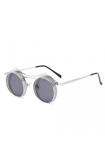 Unique Net Frame Alliage Lunettes de soleil rondes pour femmes Vintage luxe Steampunk Lunettes de soleil Hommes Hip Hop Lunet