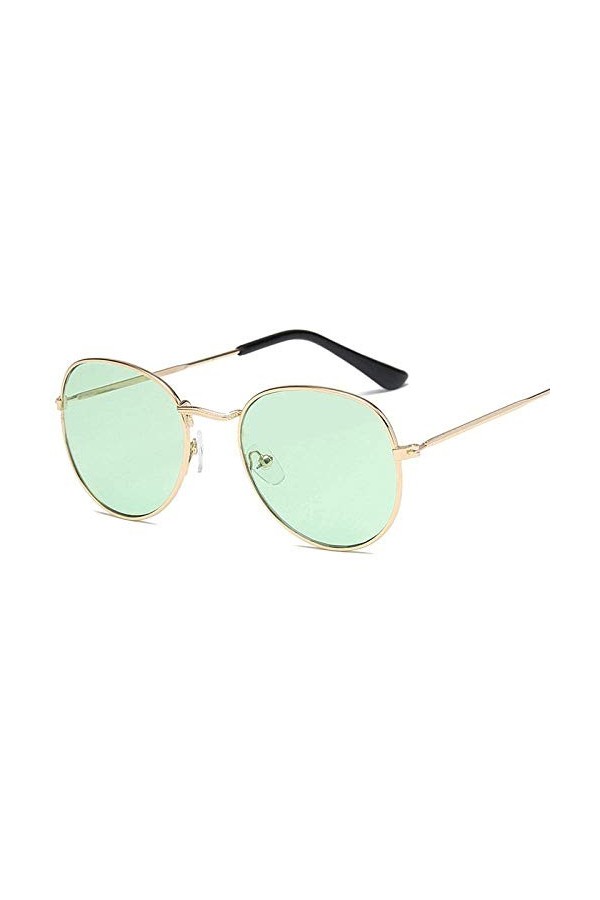 XINGYU Couleur de la mer Lunettes de Soleil Rondes Hommes Ronde Métal Hommes Lunettes de Soleil Lunettes rétro Uv400 Lunettes