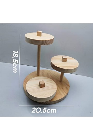 Présentoir à Lunettes Multifonctionnel Verres en bois massif créatif Stand Stand Solide Tablette à bois Vitrine décorative Lu