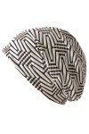 Bonnet Chimio Femme Ete Tombant - Chapeau Homme 100% Coton Bio Beanie Hat Surdimensionné Surfeur Plage Hippie Branché Ethniqu