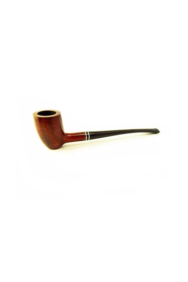Mini Pipa para Fumar Tabaco Fashion Briar "Lady" pequeña ENA Madera Hecha a Mano. Diseñado para fumadores de pipa, marron, 