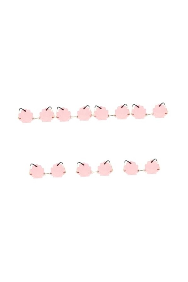 GALPADA 7 Pièces Lunettes De Soleil Coquille Lunettes De Protection Monture De Lunettes En Plastique Lunettes De Soleil Sans 