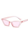 XINGYU Lunettes de Soleil Femmes rétro coloré Transparent coloré Oeil de Chat Lunettes de Soleil pour Femmes Uv400 Bleu