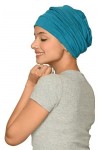 SAKUCHI Bonnet Snood Bonnet en bambouu pour Femme, Bleu Marine, Taille L