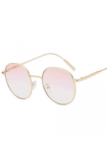 XINGYU Lunettes de Soleil Rondes rétro Femmes Lunettes de Soleil pour Femmes Lunettes de Soleil en Alliage Miroir Femme Bleu