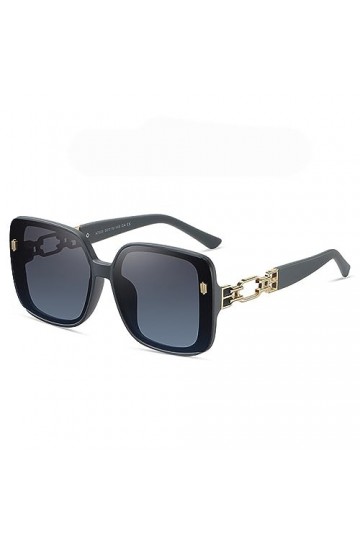 HPIRME Lunettes de soleil évidées pour femmes Grand cadre Gradient Shading Mirror Lunettes de soleil pour femmes Uv400,2,Tail