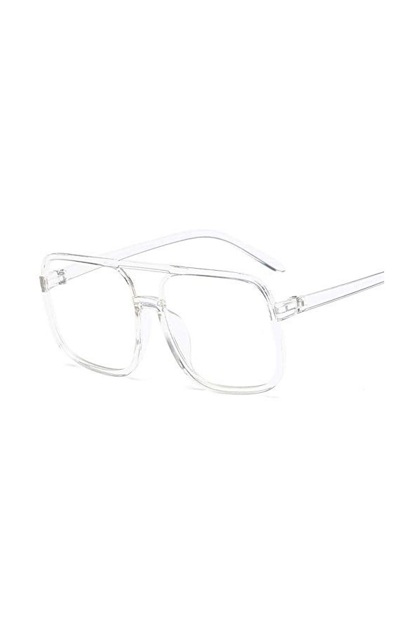 XINGYU Femmes surdimensionnées Lunettes de Soleil carrées Aviation Femmes Diamant Noir Rouge Femmes Lunettes de Soleil Bleu