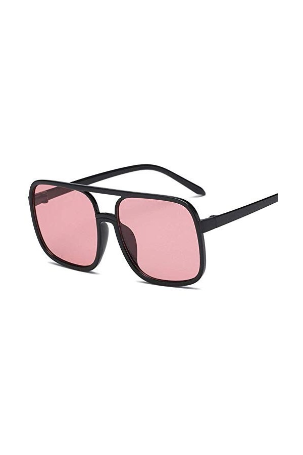 XINGYU Femmes surdimensionnées Lunettes de Soleil carrées Aviation Femmes Diamant Noir Rouge Femmes Lunettes de Soleil Bleu