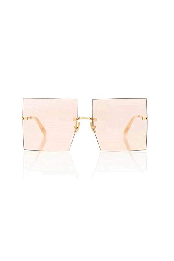 XINGYU Lunettes de Soleil carrées surdimensionnées à la Mode Femmes Personlity Sexy Rouge Brun Teinté Lentille de Couleur UV4