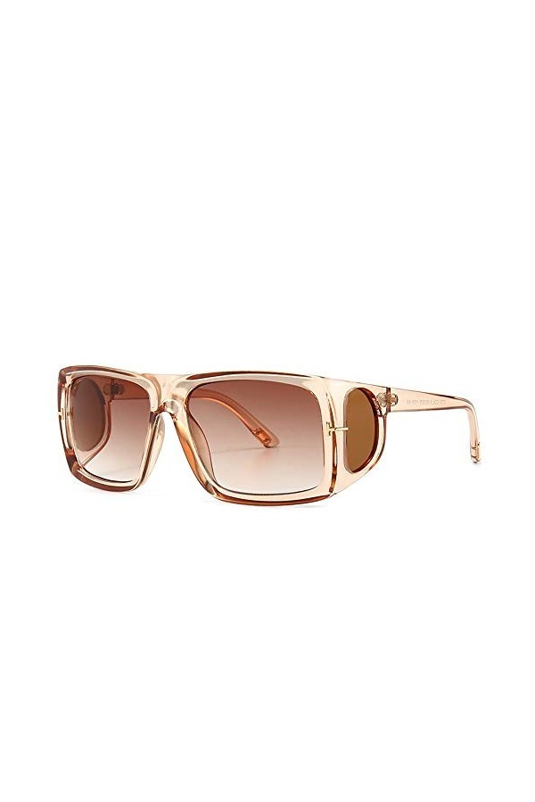 YLiansong-home Lunettes de Soleil pour Femmes Lunettes de Soleil Unisexe Rue Conduite Battement Cadre des Lunettes de Soleil 