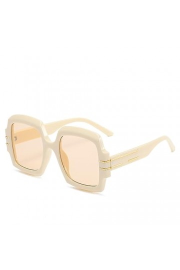 HPIRME Lunettes de soleil carrées femmes hommes dames sports de plein air lunettes de soleil nuances, C4, taille unique