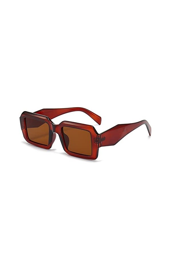 Générique Lunettes de soleil décoratives de vacances en plein air rectangulaires pour hommes et femmes