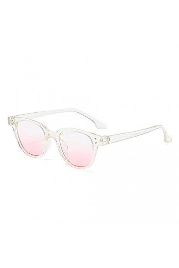 Générique Lunettes de soleil de mode de vacances en plein air carrées vintage pour hommes et femmes