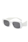 IIGOCG Petit polygone Cadre rectangulaire Lunettes de Soleil for Femmes Lunettes de Soleil Noires Classiques for Hommes UV400