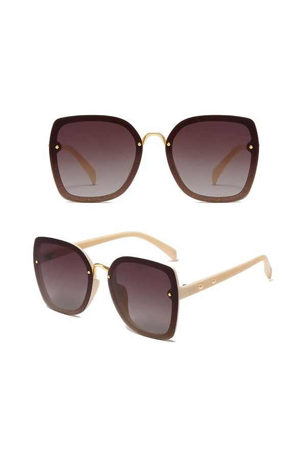 PSDGHE 2 paires de lunettes de soleil polarisées pour femme lunettes, tissu de lunettes, tournevis B 