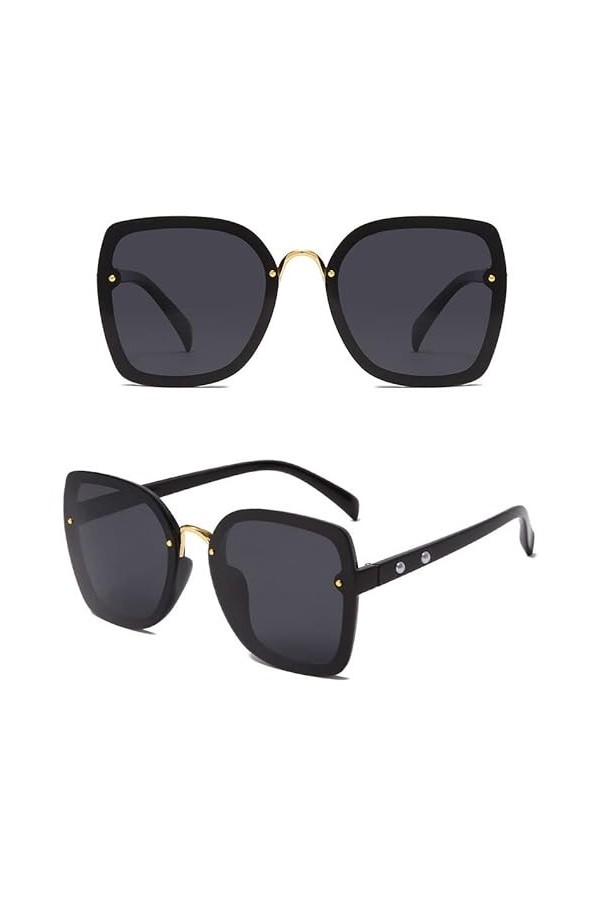 PSDGHE Lot de 2 paires de lunettes de soleil polarisées pour femme lunettes, tissu de lunettes, tournevis E 