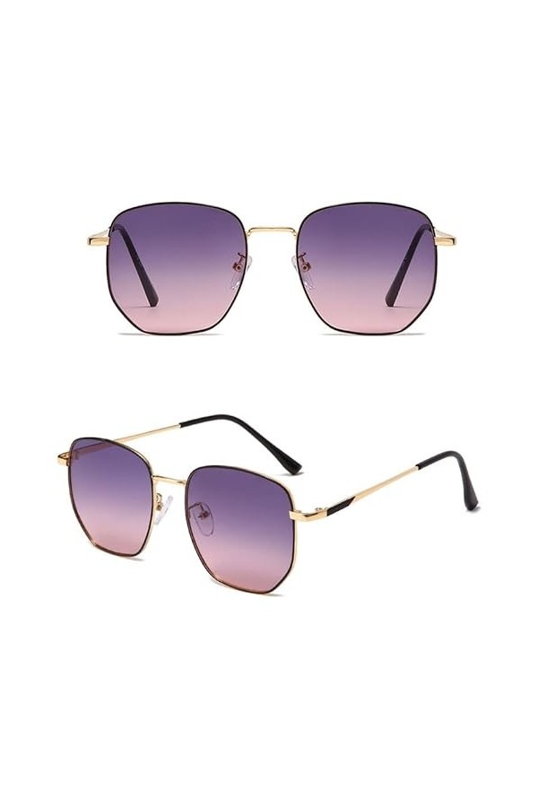 PSDGHE 2 paires de lunettes de soleil polarisées à monture carrée pour femme lunettes, chiffon de lunettes, tournevis A 