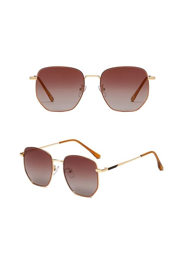 PSDGHE 2 paires de lunettes de soleil polarisées à monture carrée pour femme lunettes, chiffon de lunettes, tournevis A 