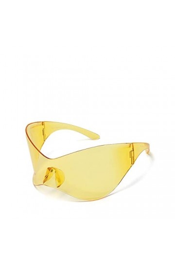 HPIRME Lunettes de soleil une pièce Masque de lunettes de sport punk, taille unique, 10944 c1