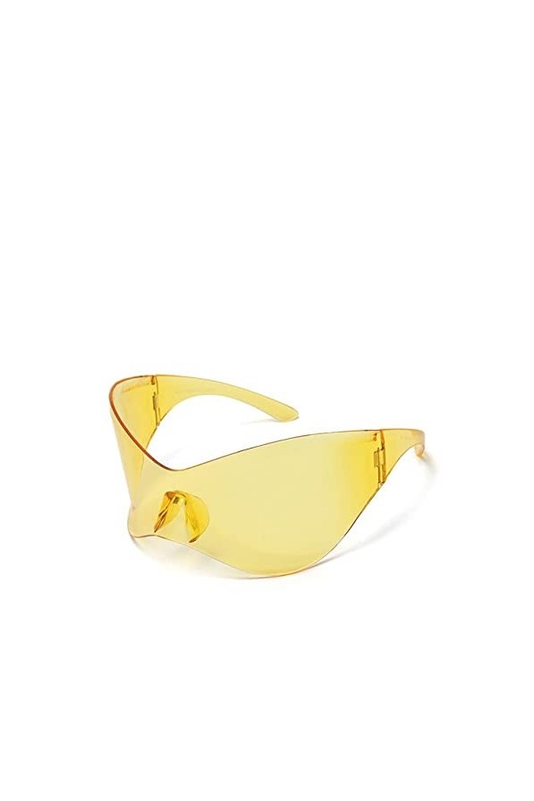HPIRME Lunettes de soleil une pièce Masque de lunettes de sport punk, taille unique, 10944 c1