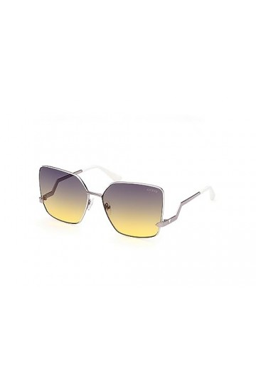 GUESS Lunettes de soleil Femme GU7814-6225B, Blanco Marfil, 62/15/140