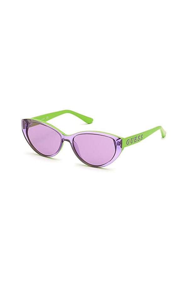 GUESS Femme 0 Lunettes de Soleil, Shiny Violet, 57