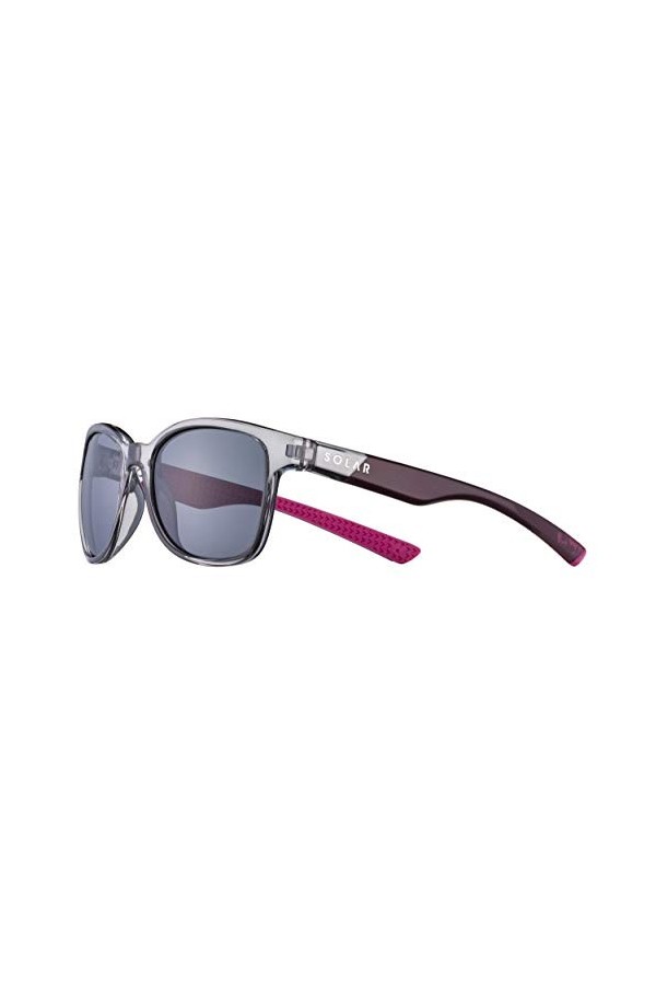 Solar - Lunettes de Soleil Femme SOLAR SOLEDAD Gris rose Femme Indice 3 Polarisé