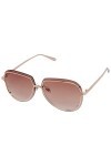 Superdry Sdr Studios Wave Lunettes de Soleil, Marron doré, Taille Unique Femme