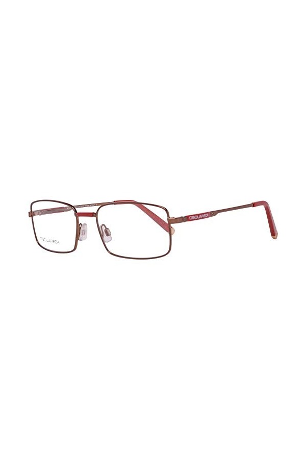 DSQUARED Dsquared2 Brillengestelle DQ5025 045 51 Lunettes de Soleil, Marron Braun , 53 Homme