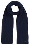 Tommy Hilfiger Écharpe Femme Essential Flag Scarf Foulard, Bleu Space Blue/White , Taille Unique
