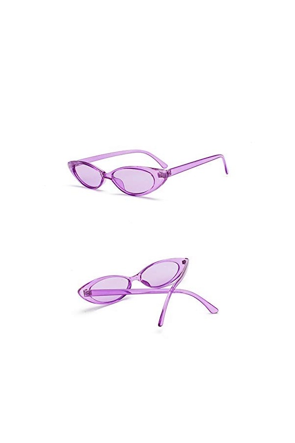 hmjsmj Lunettes de soleil transparentes papillon violet pour les femmes shopping voyage lunettes de soleil photo-portant