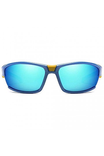 Lunettes De Soleil Lunettes De Soleil Sports De Plein Air Équitation Lunettes De Soleil En Métal Cadre Coloré Rouge / Bleu Le