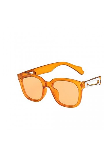 YINROM Vintage Mode carré Lunettes de Soleil Femmes Marque de Luxe Concepteur Populaire Diamant Grand Cadre Lunettes de Solei