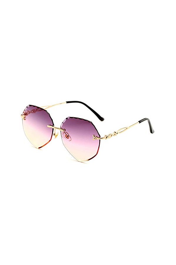 KUANDAR GLA Lunettes de Soleil pour Femmes et Hommes, Uv400, Polarisée, Cadre Métallique, Légères Et Incassables, Anti-Reflet