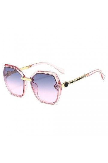 HPIRME Lunettes de soleil vintage surdimensionnées pour femmes Pilote Lunettes de soleil noires Nuances pour femme UV400, C9P